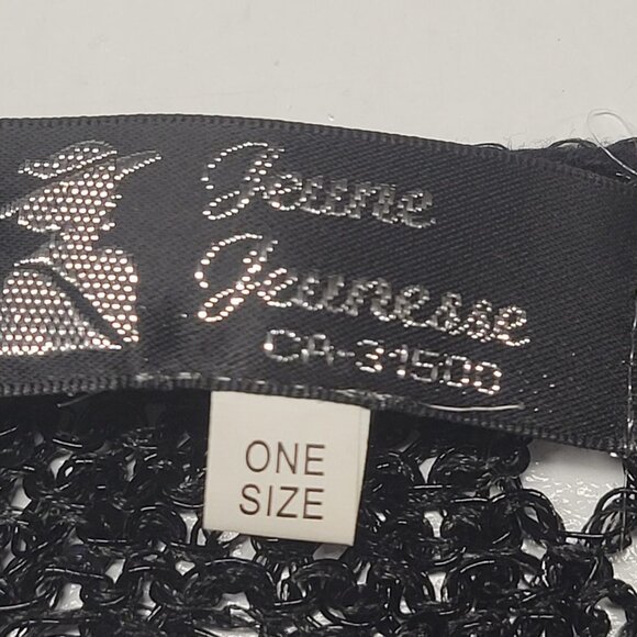 Black Sparkling Sweater Christmas Party New Years Party Top Blouse Cover Up - Picture 6 of 9